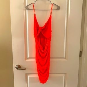 New with Tags Forever 21 size L orange club dress